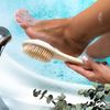 EcoTools Foot Brush & Pumice, Cleansing & Exfoliating Foot Scrubber, Cruelty-Free & Dense Bristles for Deep Exfoliation, Removes Dead Skin Cells, for Dry Feet, Vegan & Cruelty-Free, 4 Count