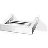 ZACK PORTARROLLOS WC 14,7x15,2 CM, Silver Metallic