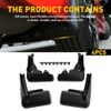 4PCS FRONT+REAR SPLASH GUARDS MUD FLAPS For 20-21 Toyota Corolla 4dr sedan E210