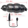 Plug Unisex Particle 5 Beads Built-in Support Column 13cm Max Diameter Silicone