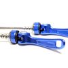 Quick Release MTB Road Bike Cycling Car Front Rear Set (Blue)