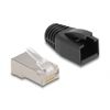 DeLOCK RJ50 Modularer Stecker Cat.5e mit Knickschutztülle 25er Set