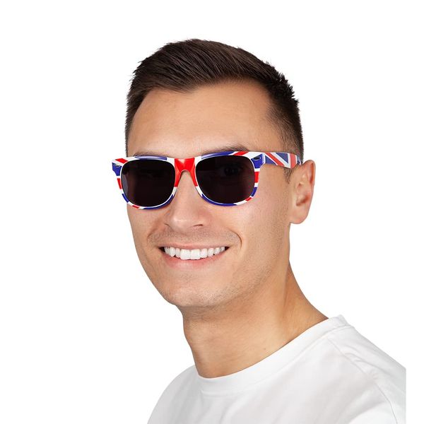 Wicked Costumes Union Jack G.B Sunglasses/Shades