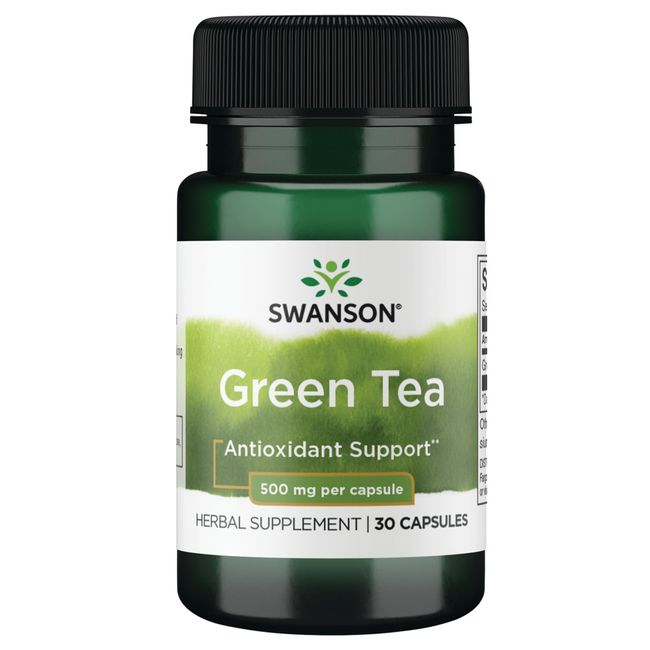 Swanson Green Tea 500 mg 30 Capsules