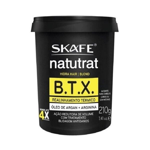 SKAFE B.t.x Deep Mask Straight Shine Natutrat Btx Hydra Blond Bleached Hair 210g