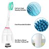 Ofashu Replacement Toothbrush Brush Heads for Philips Sonicare E Series Essence Elite Xtreme Advance CleanCare All Screw On Electric Toothbrush HX7022/66, 6 Pack
