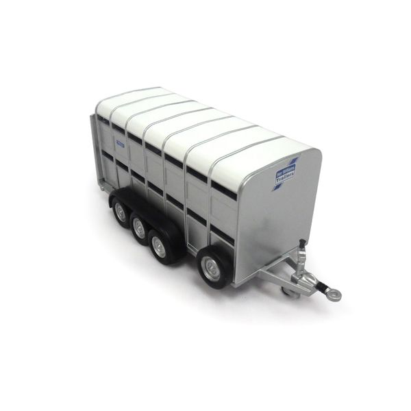 Britains 1:32 Ifor Williams Livestock Trailer, Farm Set Accessory Compatible with 1:32 Scale Farm Animals, Suitable for Collectors & Children from 3 Years