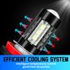 For Dodge Durango 2014 2015 4-Door 4x LED Front Headlight Bulbs + Fog Light