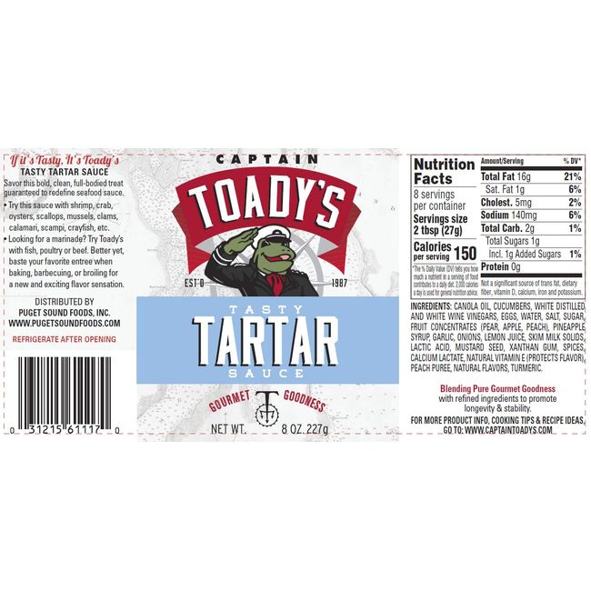 Toady's Tasty Tartar Sauce