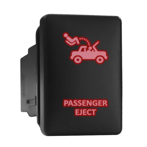 Passenger Eject Symbol Modern Model Push Button Compatible with Toyota (/ Surface Size 1.28 x 0.87 inches)