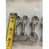 4Pcs Dog Leash Clasp Heavy Duty Snap Hooks Clips Pet Leashes Key Chain Spring