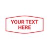 Fancy Custom Personalizable Plastic Wall or Door Sign