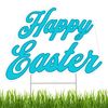 Happy Easter Classic Yard Sign Home Decor Lawn Decoration With Stakes Easter ...