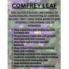 Organic Comfrey Salve Pain Relief - Lavender and Tea Tree 