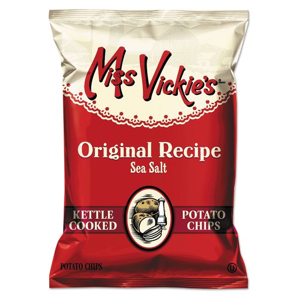 Miss Vickie's - Kettle Cooked Sea Salt Potato Chips, 1.375 oz Bag, 64/Carton 44443 (DMi CT