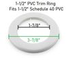 1-1/2" Trim Ring c