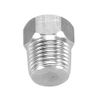 Stainless Steel Outer Hex Thread Socket Pipe Plug Fitting 1/4" NPT Male Thread Pipe Countersunk Pipe Connector Fittings(PT1/8)