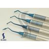 Dental Blue Titanium Coated Restorative Composite Filling Instruments Set