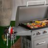 Griddle Caddy for Blackstone 28"/36"Prep Cart, Grill Accessorie BBQ Storage Box 