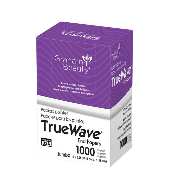 SP-26067 BEAUTY SALON GRAHAM HAIR PERM TRUE WAVE END PAPER 1000 SHEETS JUMBO