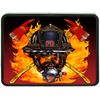 Firefighter Helmet in Flames Hitch Plug for 2" Receiver from Redeye Laserworks