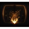 RHYTHM 8RA647SR02 Alarm Clock, Loud Bell Sound, Alarm, Backlight, Continuous Second Hand