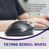 perixx PERIMICE-720 Wireless 2.4 GHz and Bluetooth Ergonomic Trackball Mouse, Adjustable Angle, 2 DPI Level, White