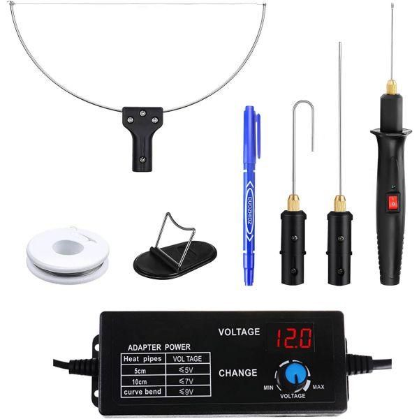 GOCHANGE Digital Voltage Controller 4 in 1 Foam Cutter Set Electric Cutting Machine Pen Tool Key