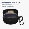 kwmobile Bose Ultra Open Earbuds Case - Wireless Earbuds Silicone Drop Proof Protective Case Black