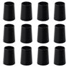 Hireko 3/4-Inch Tall Black .355" Taper Tip Iron Ferrules (Dozen)