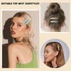 Wecoe 12pcs No Crease Hair Clips