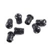 Fafeicy Light Socket, 50Pcs Plastic Black Lamp Socket Diode Holder Socket LED Holders Panel Display Clip Bezel 3mm 5mm 8mm 10mm