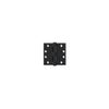 Deltana S44HD1B 4" x 4" Square Hinge, HD in Paint Black