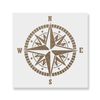 Compass Rose Stencil - Ocean and Large Compass Design for Nautical Decor