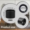 Sgphrzlt 4 PCS Metal Light Shade Ring, Light Socket Shade Collar Ring for Medium-Base Ceramic Sockets, Lock E26 E27 Ceramic/Porcelain Socket with Thread Diameter 1-1/2 Inches, White