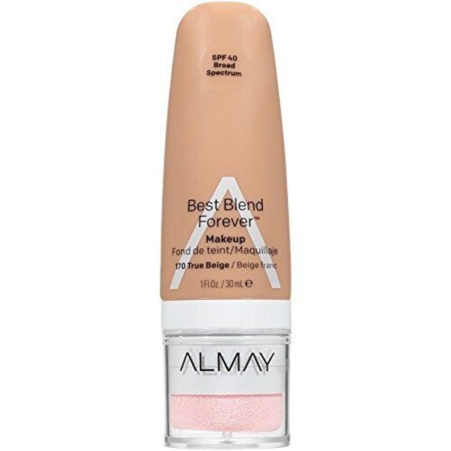 Almay Best Blend Forever Foundation, True Beige, 1 fl. oz., SPF 40