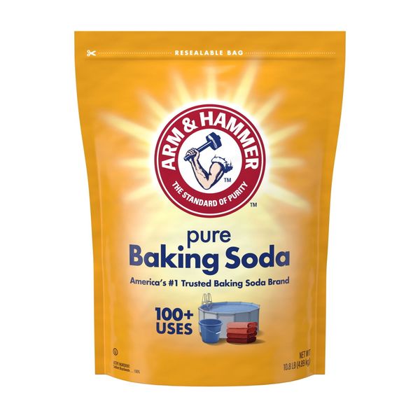 ARM & HAMMER Pure Baking Soda, for Baking, Cleaning & Deodorizing, Pool 10.8 lb