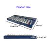 14-Channel Audio Mixer Console Stage Mixing Dynamic Wire Karaoke DJ Microphone  
