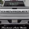 Gloss Black Vinyl Tailgate Letters 2019-2026 Silverado Inserts 1500 2500 3500