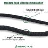 Mendota 3/8" by 6' Snap Leash, Tan, Small