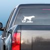Express Yourself On Point (White - Reverse Image - Large) Decal Sticker - Hunting Dog Collection - Pointer