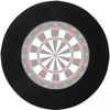 Darts Guard Protective Dartboard Darts Surround Wall Guard Protector Ring Plain Black 71cm ⌀