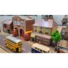 The CityBuilder FIRE Station Cardboard Model Making Kit - O Scale Model Railroad Building