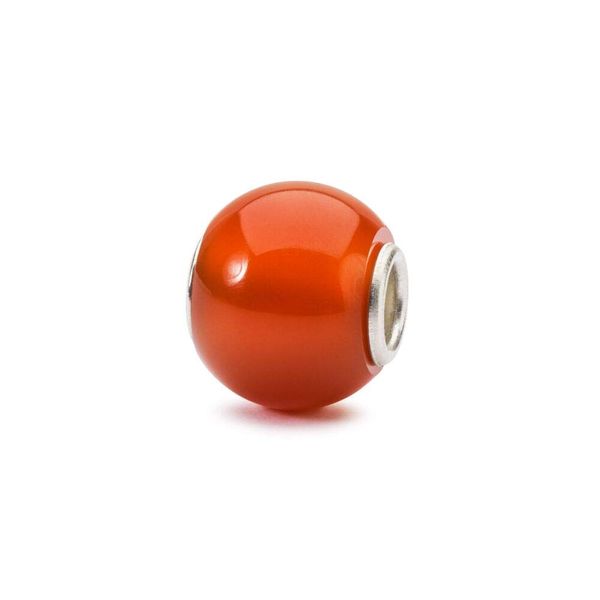 Trollbeads Runde Edelstein Beads (Karneol)