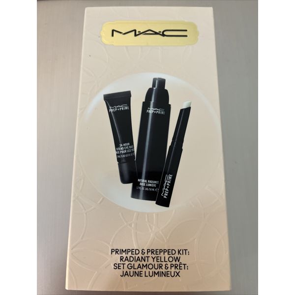 MAC Cosmetics Primped & Prepped Kit: Radiant Yellow NIB