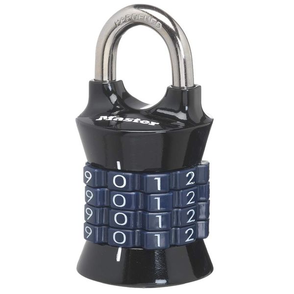 Master Lock 1535D Locker Lock Set Your Own Combination Padlock, Assorted Colors, 1 Pack