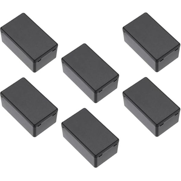 Junction Box Dustproof 6pcs 60x36x25mm Junction Box ABS Waterproof Box Plastic Case Power Box for Electrical Projects