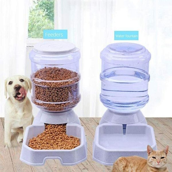 Heglow Automatic (Gray)  pet feeder for dog cat food dispenser