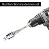 Sewokon Impact Driver Socket Adapter Set, 1/4 to 1/2 and 3/8 Socket Adapter, Variety Pack