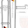 3 Swords Germany Brand Quality Double Sided Sapphire Metal Pocket Nail File Manicure Made in Germany